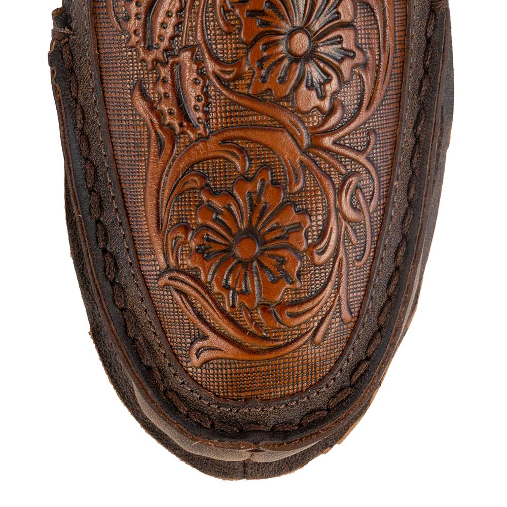 Twisted X Women's Slip On Tooled Loafer Teskeys