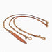 Teskey's Rawhide Accented Leather Romel Reins Tack - Reins Teskey's   