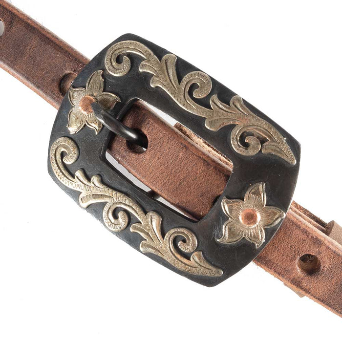 Teskey's 5/8" Split Ear Headstall Tack - Headstalls Teskey's Heavy Oil - Roughout 313 