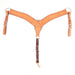Teskey's 3" Barbwire Border Breast Collar Tack - Breast Collars Teskey's Light Oil  