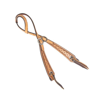 Teskey's One Ear Headstall With Quilt Tooling Tack - Headstalls Teskey's   