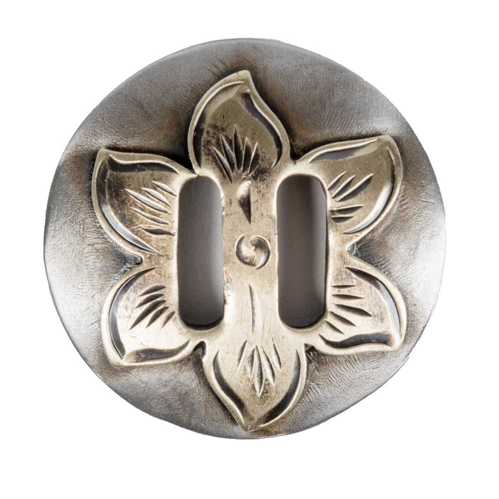 Silver Daisy Slotted Concho Tack - Conchos & Hardware MISC   