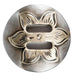 Silver Daisy Slotted Concho Tack - Conchos & Hardware MISC   