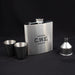 Engravable Flask Set w/Shot Glasses and Display Box Customs & Awards - MISC MISC