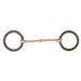 Antique Brown Loose O-Ring Twisted Copper Snaffle Mouth Bit Tack - Bits Formay   
