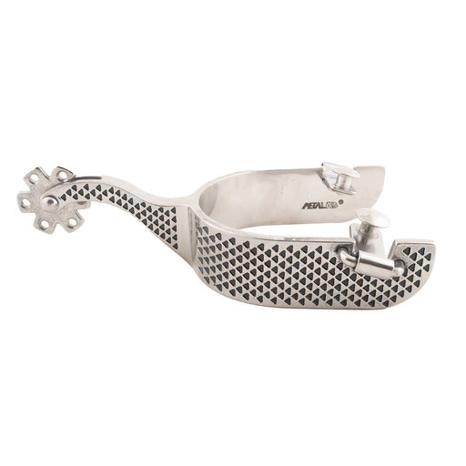 Metalab Black Rasp Large Cup Spurs Tack - Spurs Metalab   