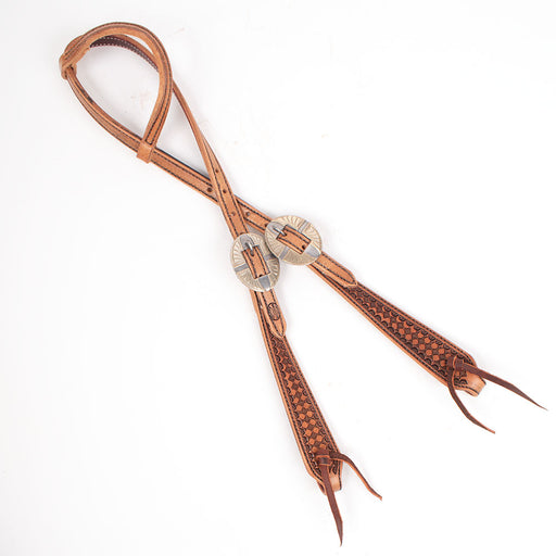 Teskey's Big Sky Collection Geometric One Ear Headstall Tack - Headstalls Teskey's Premium Buckle  