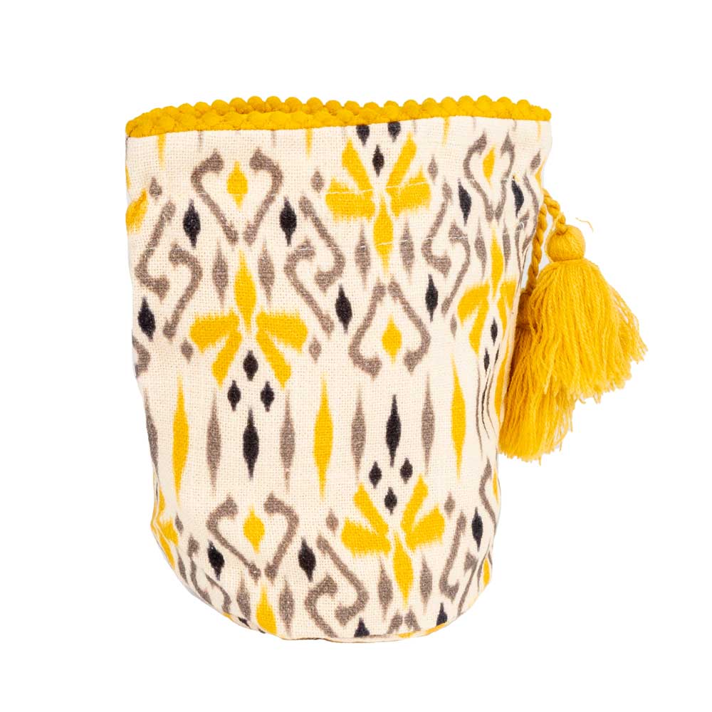 Ikat Jewelry Pouch - Mustard - FINAL SALE WOMEN - Accessories - Small Accessories LivyLou   