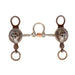 Santa Fe Red Cross Concho Floating Broken Spade Copper Roller Bit Tack - Bits Formay   
