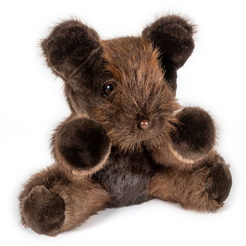 Beaver and Sheared Beaver Fur Teddy Bear ACCESSORIES - MISC. ACCESSORIES MISC   