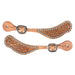 Teskey's Gator Print Spur Straps Tack - Spur Straps Teskey's Silver  