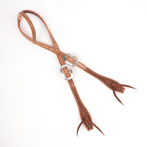 Teskey's Big Sky Collection Geometric One Ear Headstall Tack - Headstalls Teskey's Stainless Steel Buckle  