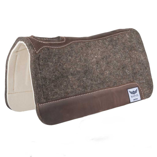 Cactus Trevor Brazile 31" x 30" Orthopedic Relentless Felt Gel Pad Tack - Saddle Pads Cactus Grey 1"