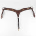 Teskey's Basket Stamped Breast Collar with Rawhide Tack - Breast Collars Teskey's   