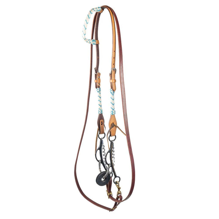 Teskey's Twisted Wire Sliding Gag Bridle Rig Tack - Rigs Teskey's   