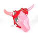Mustang Stinger Horn Wraps  Mustang Silver/Red  