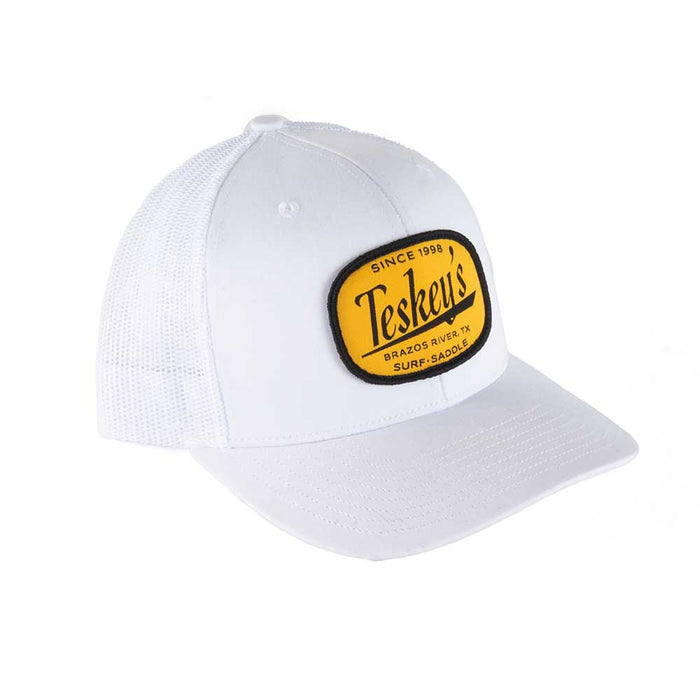 Teskey's Brazos River Cap - White/White TESKEY'S GEAR - Baseball Caps Teskey's