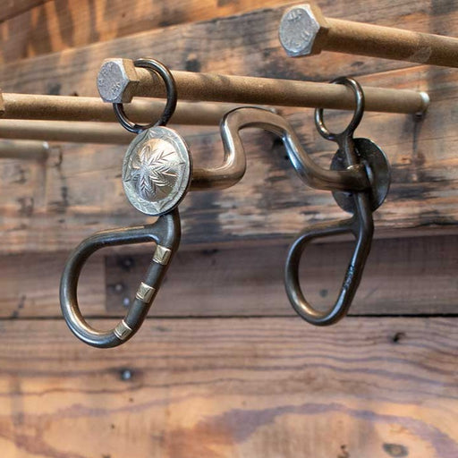 Teskey's Short Shank Concho Square Port Bit Bridle Rig  Teskey's   