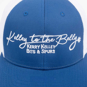 Kerry Kelley - Kelly to the Belly Blue Cap HATS - BASEBALL CAPS Kerry Kelley   