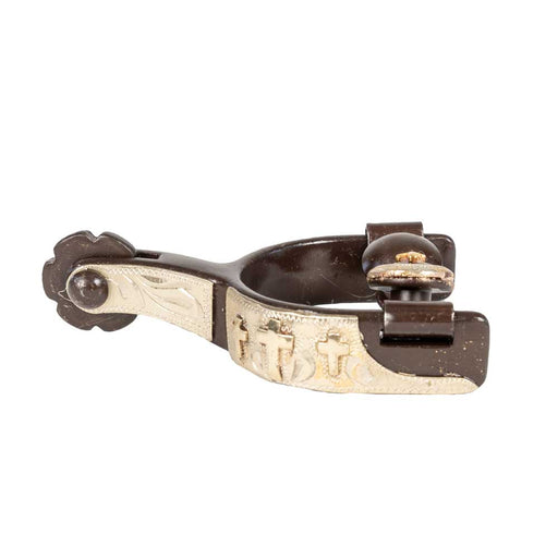 Formay Brown Toddler Gold Trim & Cross Spurs Tack - Spurs Formay