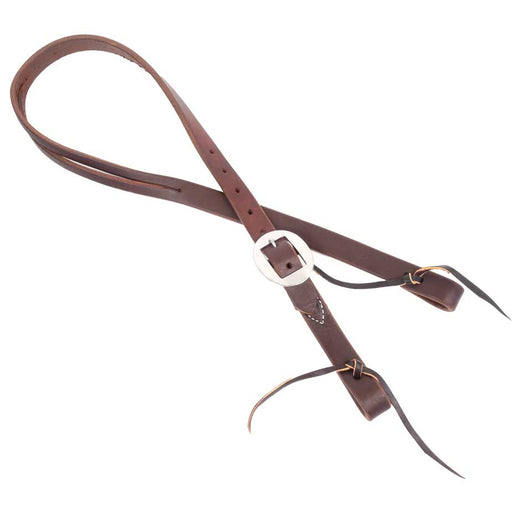 Teskey's Split Ear Headstall w/Silver Buckle Tack - Headstalls Teskey's 1"