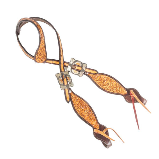 Teskey's Floral Rose One Ear Headstall Tack - Headstalls Teskey's   