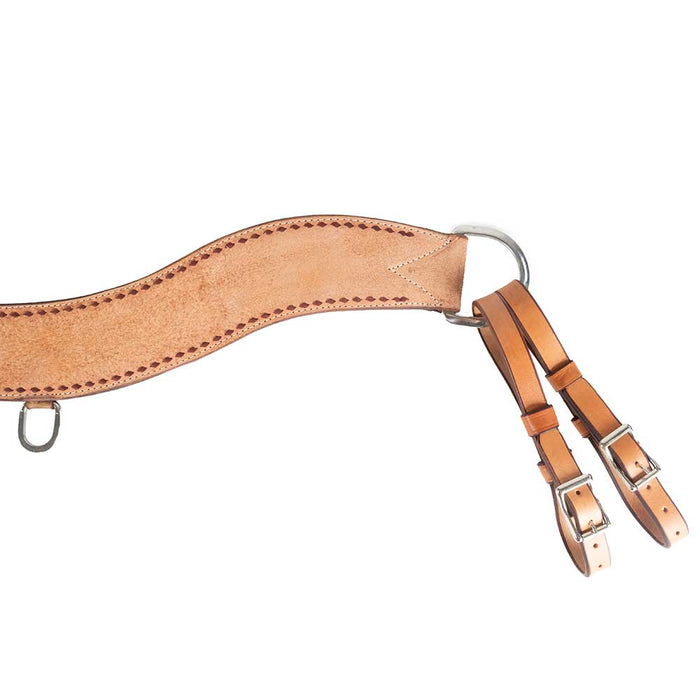 Teskey's Roughout Buckstitch Tripping Collar Tack - Breast Collars Teskey's Light Oil  