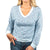 Lucky Brand Women's Blue Leopard Print Sweater WOMEN - Clothing - Sweaters & Cardigans Lucky Brand Jeans   
