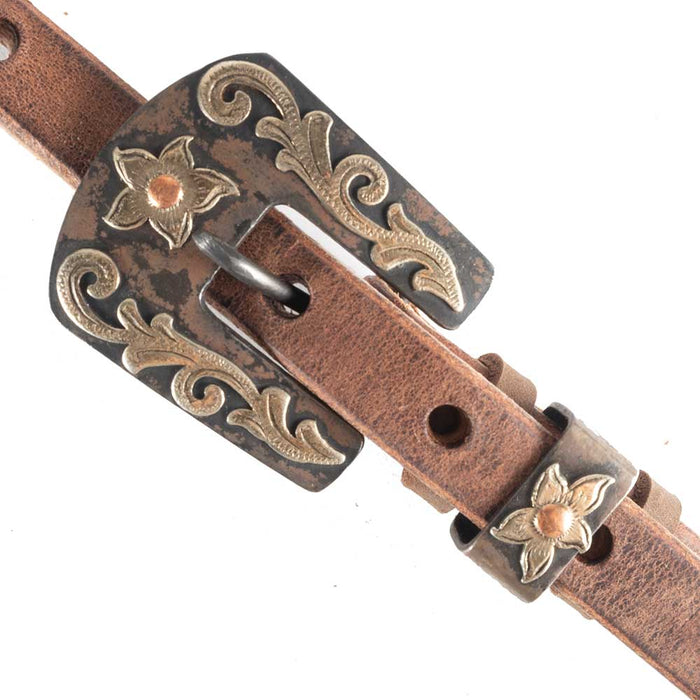 Teskey's 5/8" Split Ear Headstall Tack - Headstalls Teskey's Heavy Oil - Roughout 315 