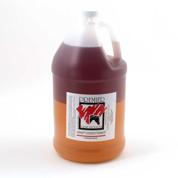 Premier Rose Conditioner Concentrate Equine - Grooming Premier 1 Gallon