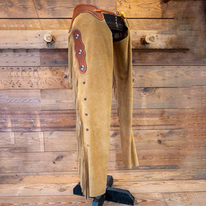 Teskey's Extra- Small Roughout Leather Chaps - Teskeys