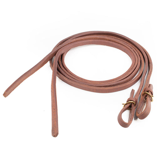 Teskey's Buckle End Split Rein Tack - Reins Teskey's Heavy Oil  