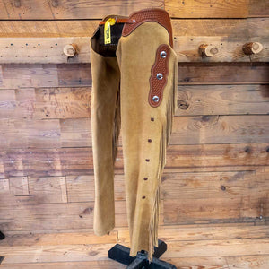 Teskey's Extra- Small Roughout Leather Chaps - Teskeys