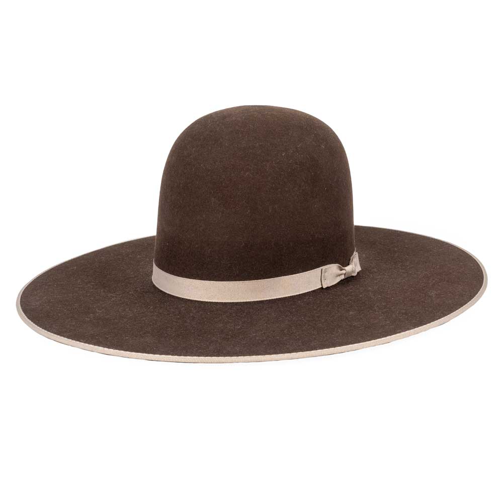 Serratelli 6X Bound Edge Felt Hat - Chocolate HATS - FELT HATS Serratelli Hat Company   