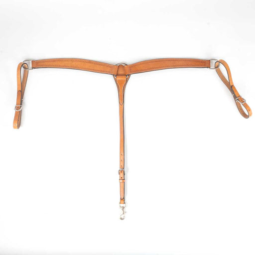 Teskey's 2" Leather Breast Collar with Shell Border Tack - Breast Collars Teskey's   