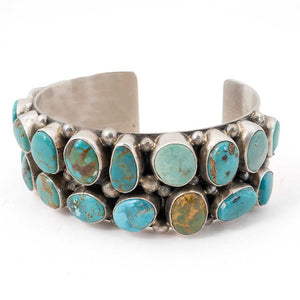 Betta Lee Kingman Turquoise Cuff Bracelet WOMEN - Accessories - Jewelry - Bracelets Indian Touch of Gallup   