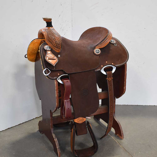 15" TESKEY'S CALF ROPING SADDLE Saddles - New Teskey's Saddlery