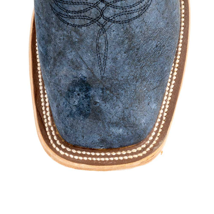 Anderson Bean Women's Blue Safari Giraffe Boot - Teskey's Exclusive - FINAL SALE WOMEN - Footwear - Boots - Exotic Boots Anderson Bean Boot Co.   