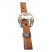 Teskey's Split Ear Headstall w/Floral Buckle Tack - Headstalls Teskey's