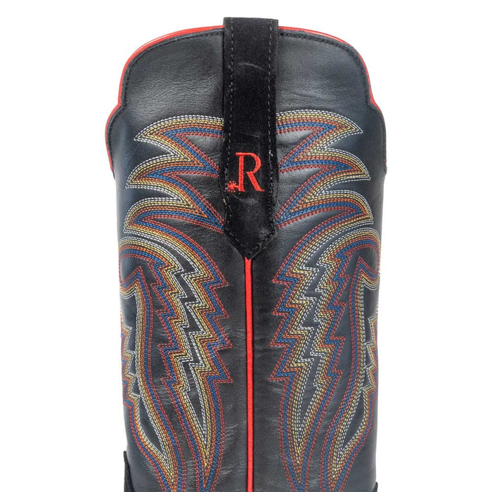 R. Watson Men's Black Rough Out Cutter Toe Boot MEN - Footwear - Western Boots R Watson   