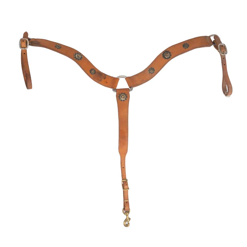 Used 2" Concho Breast Collar made by Cowperson Tack Sale Barn MISC   