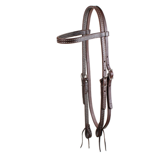 Teskey's Heavy Oil Browband Headstall Tack - Headstalls Teskey's   