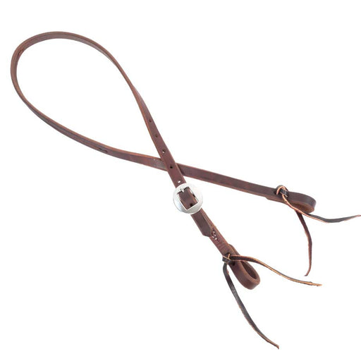 Teskey's Split Ear Headstall w/Silver Buckle Tack - Headstalls Teskey's 5/8"