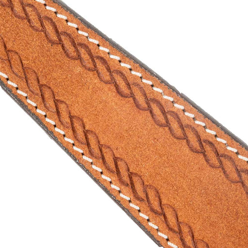 Teskey's One Ear Roughout Headstall w/Rope Border Tack - Headstalls Teskey's