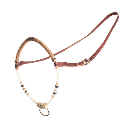 Teskey's Rawhide Covered Rope Noseband Tack - Nosebands & Tie Downs Teskey's