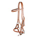 Teskey's Leather Braided Noseband Side Pull Tack - Headstalls Teskey's Light Oil