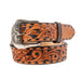 Darby Floral Tooled Buckstitch Belt - FINAL SALE MEN - Accessories - Belts & Suspenders Beddo Mountain Leather Goods