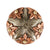 Antique Copper Flower Concho Tack - Conchos & Hardware - Conchos MISC   