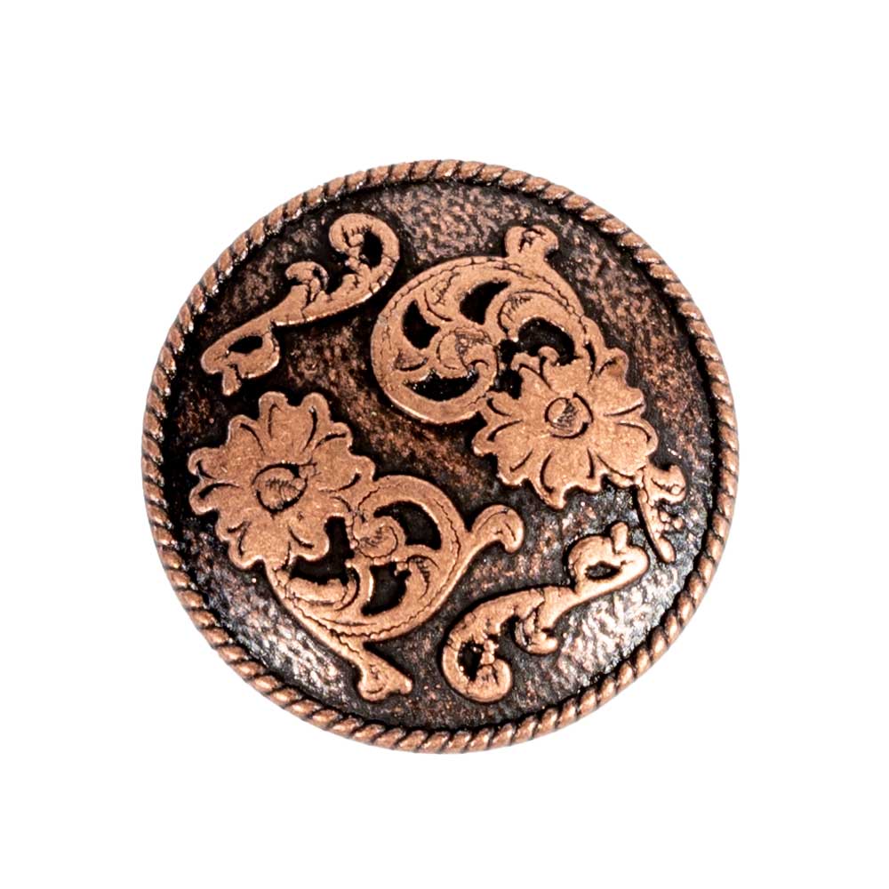Rope Double Flower Concho Tack - Conchos & Hardware - Conchos MISC   