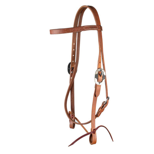 Teskey's Leather Browband Headstall  Teskey's   
